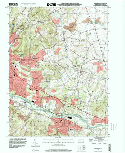 United States Geological Survey Birdsboro, PA (1999, 24000-Scale) digital map