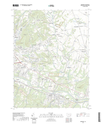 United States Geological Survey Birdsboro, PA (2023, 24000-Scale) digital map