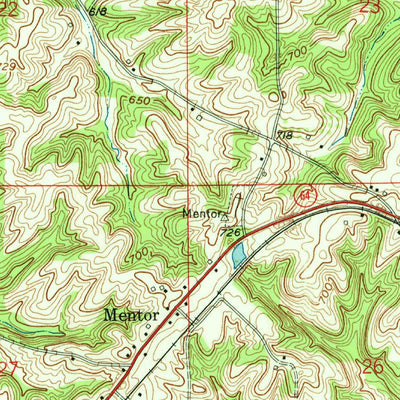 United States Geological Survey Birdseye, IN (1957, 24000-Scale) digital map