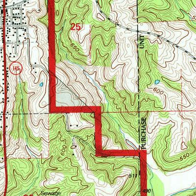 United States Geological Survey Birdseye, IN (1993, 24000-Scale) digital map