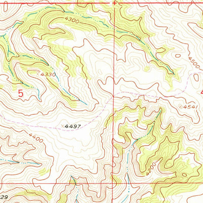 United States Geological Survey Birdseye Spring, MT (1958, 24000-Scale) digital map