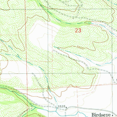 United States Geological Survey Birdseye, UT (1979, 24000-Scale) digital map