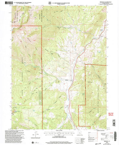 United States Geological Survey Birdseye, UT (2001, 24000-Scale) digital map