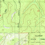 United States Geological Survey Birkenfeld, OR (1979, 24000-Scale) digital map