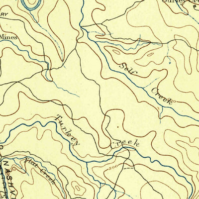 United States Geological Survey Birmingham, AL (1892, 125000-Scale) digital map