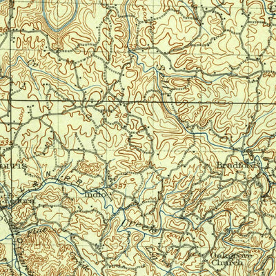 United States Geological Survey Birmingham, AL (1907, 125000-Scale) digital map