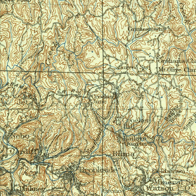 United States Geological Survey Birmingham, AL (1907, 125000-Scale) digital map