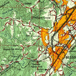 United States Geological Survey Birmingham, AL (1957, 250000-Scale) digital map