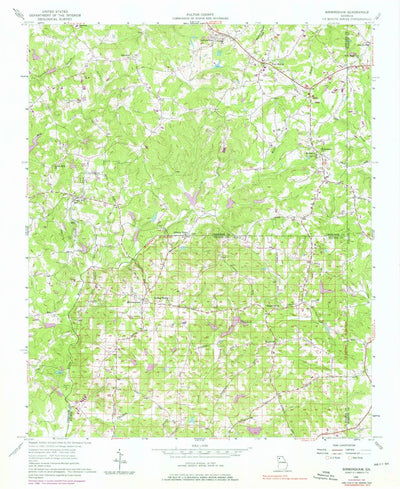 United States Geological Survey Birmingham, GA (1956, 24000-Scale) digital map