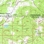 United States Geological Survey Birmingham, GA (1956, 24000-Scale) digital map