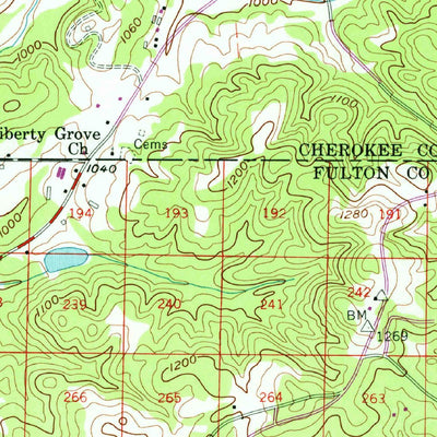 United States Geological Survey Birmingham, GA (1956, 24000-Scale) digital map