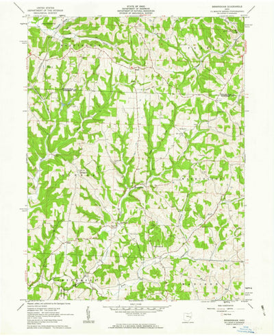 United States Geological Survey Birmingham, OH (1963, 24000-Scale) digital map