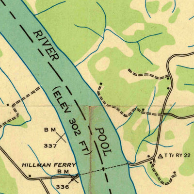 United States Geological Survey Birmingham Point, KY (1936, 24000-Scale) digital map