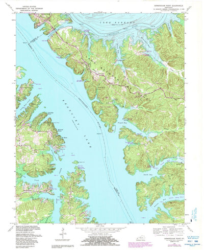 United States Geological Survey Birmingham Point, KY (1967, 24000-Scale) digital map