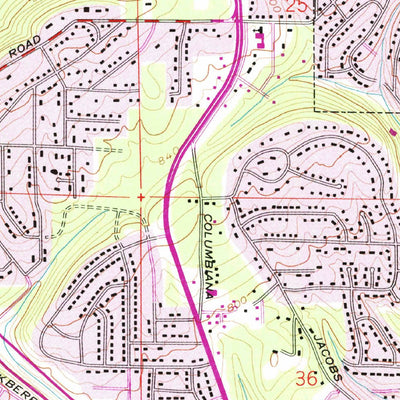 United States Geological Survey Birmingham South, AL (1959, 24000-Scale) digital map