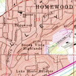 United States Geological Survey Birmingham South, AL (1959, 24000-Scale) digital map
