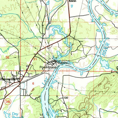 United States Geological Survey Birmingham South, AL (1984, 100000-Scale) digital map