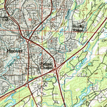 United States Geological Survey Birmingham South, AL (1984, 100000-Scale) digital map