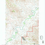 United States Geological Survey Birney Day School, MT (1995, 24000-Scale) digital map