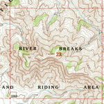 United States Geological Survey Birney Day School, MT (1995, 24000-Scale) digital map