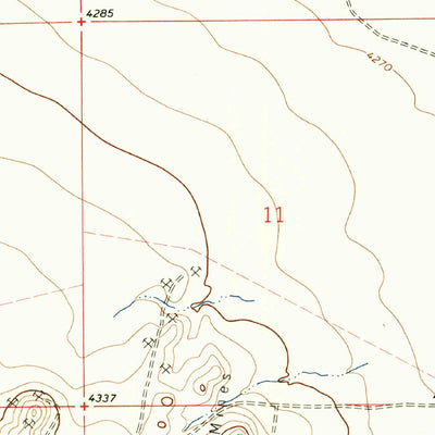 United States Geological Survey Bisbee Hills, NM (1965, 24000-Scale) digital map