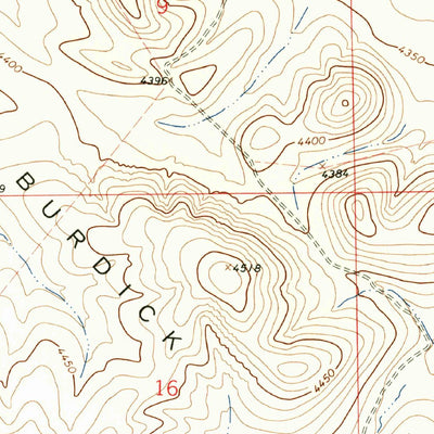United States Geological Survey Bisbee Hills, NM (1965, 24000-Scale) digital map