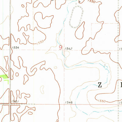 United States Geological Survey Bisbee South, ND (1971, 24000-Scale) digital map