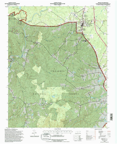 United States Geological Survey Biscoe, NC (1994, 24000-Scale) digital map