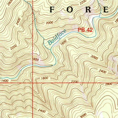 United States Geological Survey Biscuit Hill, OR (1996, 24000-Scale) digital map