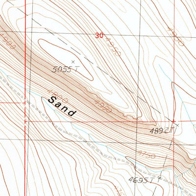 United States Geological Survey Biscuit Point, OR (1985, 24000-Scale) digital map