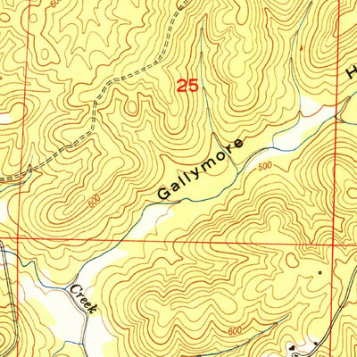 United States Geological Survey Bishop, AL-MS (1951, 24000-Scale) digital map