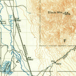 United States Geological Survey Bishop, CA (1913, 125000-Scale) digital map