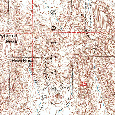 United States Geological Survey Bishop Cap, NM (1996, 24000-Scale) digital map