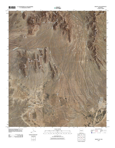 United States Geological Survey Bishop Cap, NM (2010, 24000-Scale) digital map