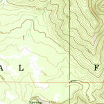 United States Geological Survey Bishop Mountain, ID (1965, 24000-Scale) digital map