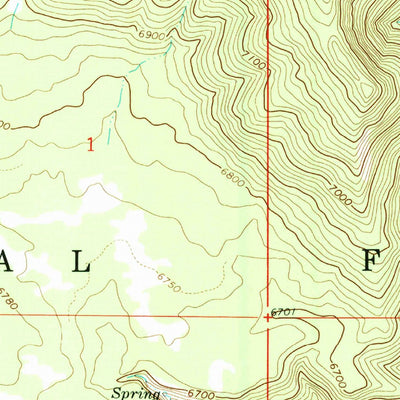 United States Geological Survey Bishop Mountain, ID (1965, 24000-Scale) digital map