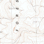 United States Geological Survey Bishop Peak, NV (1990, 24000-Scale) digital map