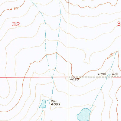 United States Geological Survey Bishop Ranch, CO (1955, 24000-Scale) digital map