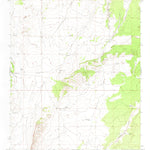 United States Geological Survey Bishop Ranch, NM (1972, 24000-Scale) digital map