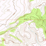 United States Geological Survey Bishop Ranch, NM (1972, 24000-Scale) digital map