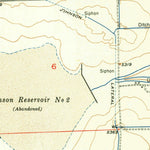 United States Geological Survey Bishop, WY (1952, 24000-Scale) digital map