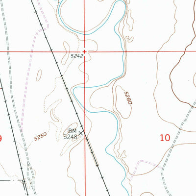 United States Geological Survey Bishop, WY (1960, 24000-Scale) digital map