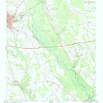 United States Geological Survey Bishopville East, SC (1969, 24000-Scale) digital map