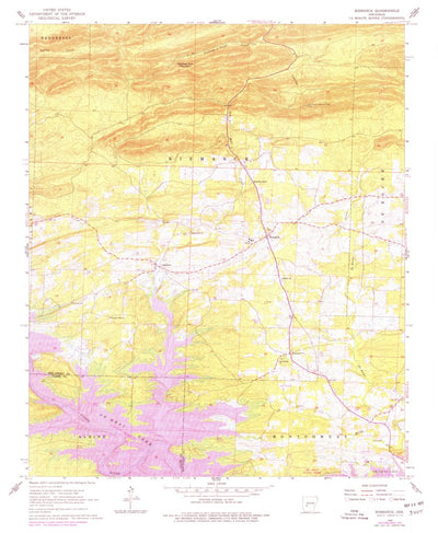 United States Geological Survey Bismarck, AR (1966, 24000-Scale) digital map