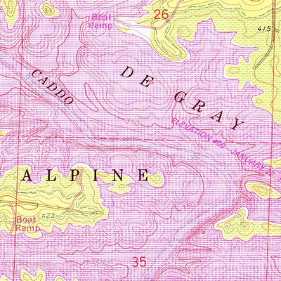United States Geological Survey Bismarck, AR (1966, 24000-Scale) digital map