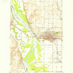 United States Geological Survey Bismarck, ND (1950, 24000-Scale) digital map