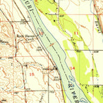 United States Geological Survey Bismarck, ND (1951, 62500-Scale) digital map