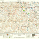 United States Geological Survey Bismarck, ND (1958, 250000-Scale) digital map
