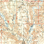 United States Geological Survey Bismarck, ND (1958, 250000-Scale) digital map