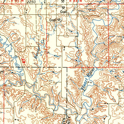 United States Geological Survey Bismarck, ND (1958, 250000-Scale) digital map